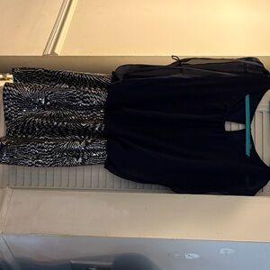 Love Reign Black and Silver Mini Dress